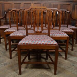 Set Of 10 Georgian Dining Chairs SAI2844 Antique Chairs