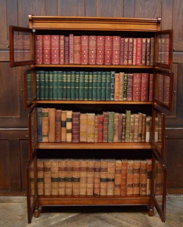 Minty Mahogany 4 Sectional Bookcase SAI2839 Minty of Oxford Bookcase Antique Bookcases 12
