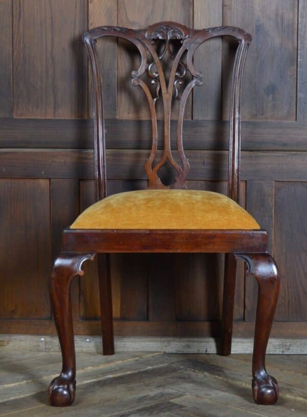 Set Of 8 Chippendale Style Dining Chairs SAI2840 - Image 4