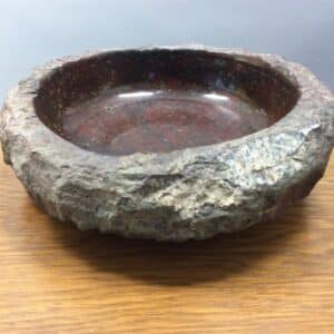 Mid Century Cornish Serpentine Stone Bowl Cornish Antique Collectibles