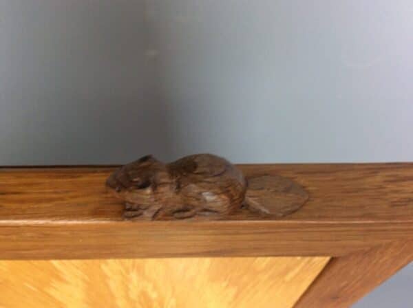 Colin 'Beaverman' Almack Oak Framed Mirror 1960's - Image 5