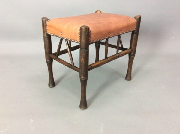 Arts & Crafts Thebes Stool by Liberty of London c1900