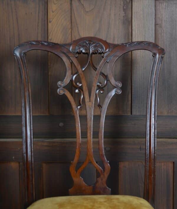 Set Of 8 Chippendale Style Dining Chairs SAI2840 - Image 5