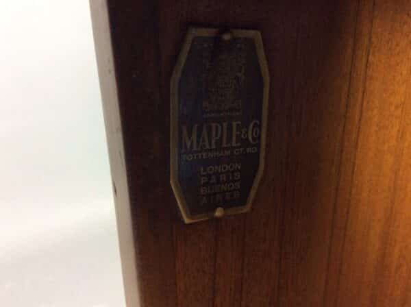 Maple & Co Book Table c1920's - Image 5
