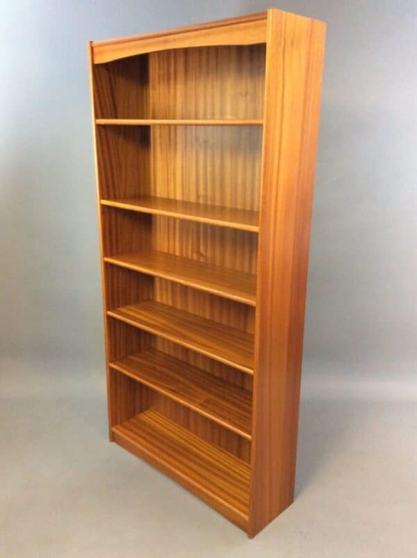 Mid Century Tall Teak Bookcase - Image 2