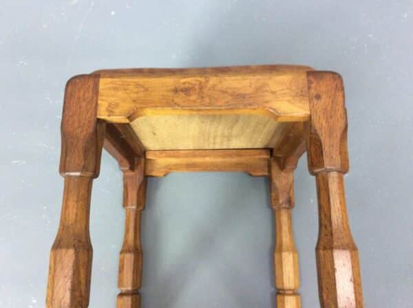 Colin 'Beaverman' Almack Oak Stool - Image 4