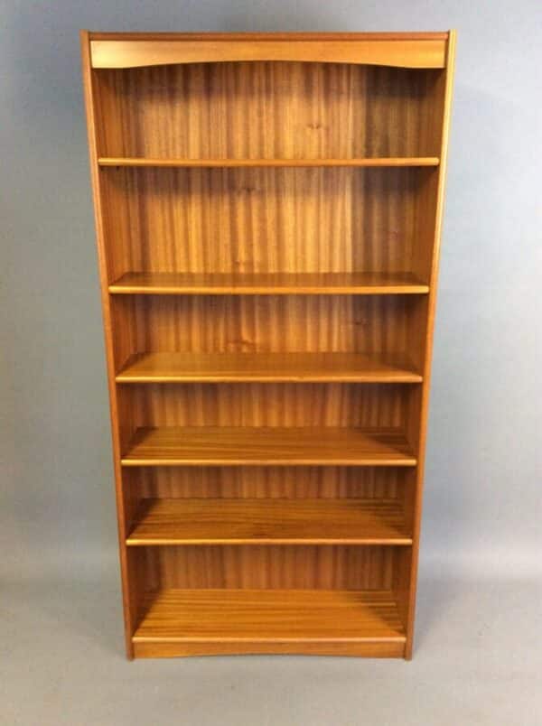 Mid Century Tall Teak Bookcase