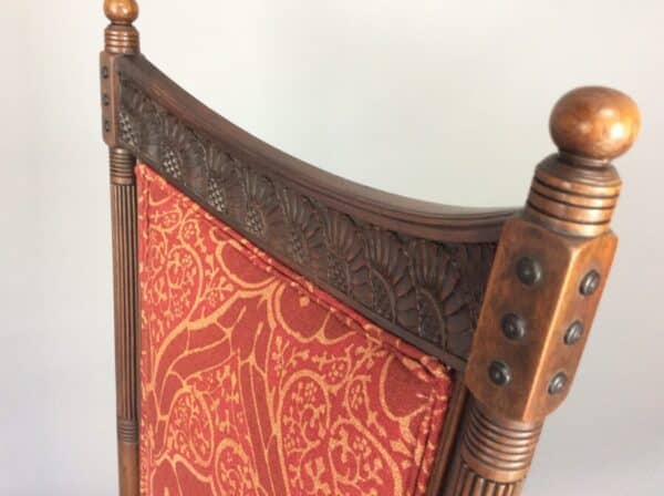 George Faulkner Armitage 'Sunflower' Chair c1880 - Image 6