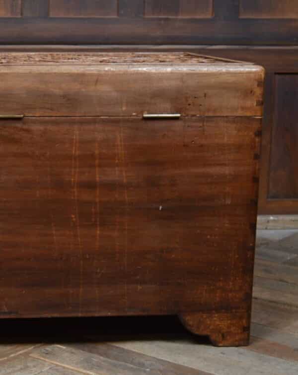 Oriental Camphor Wood Blanket / Storage Box SAI2848 Antique Chests 10