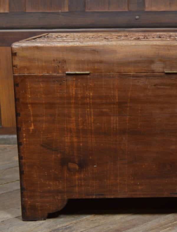 Oriental Camphor Wood Blanket / Storage Box SAI2848 Antique Chests 11