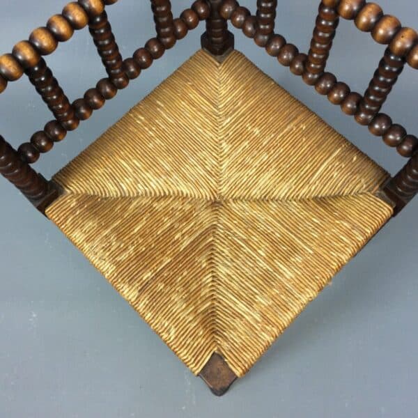 Arts & Crafts Liberty Corner Bobbin Chair c1900 - Image 3