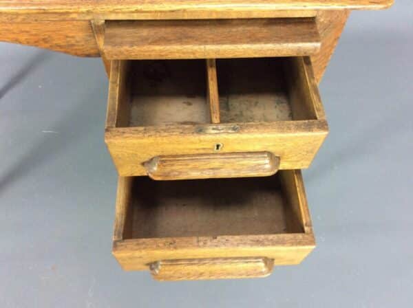 1930's Oak Writing Desk - Image 2