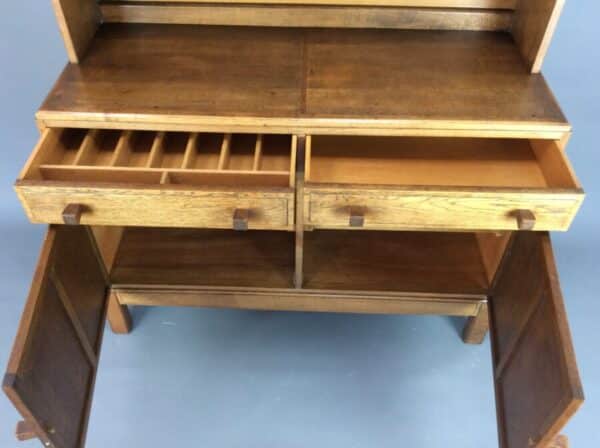 Brynmawr Cotswold School Oak Dresser c1930's - Image 2