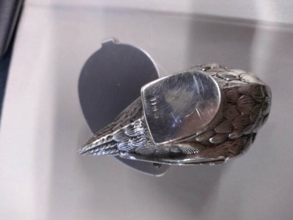 Silver Bird Pin Cushion Animal sculpture Miscellaneous 6