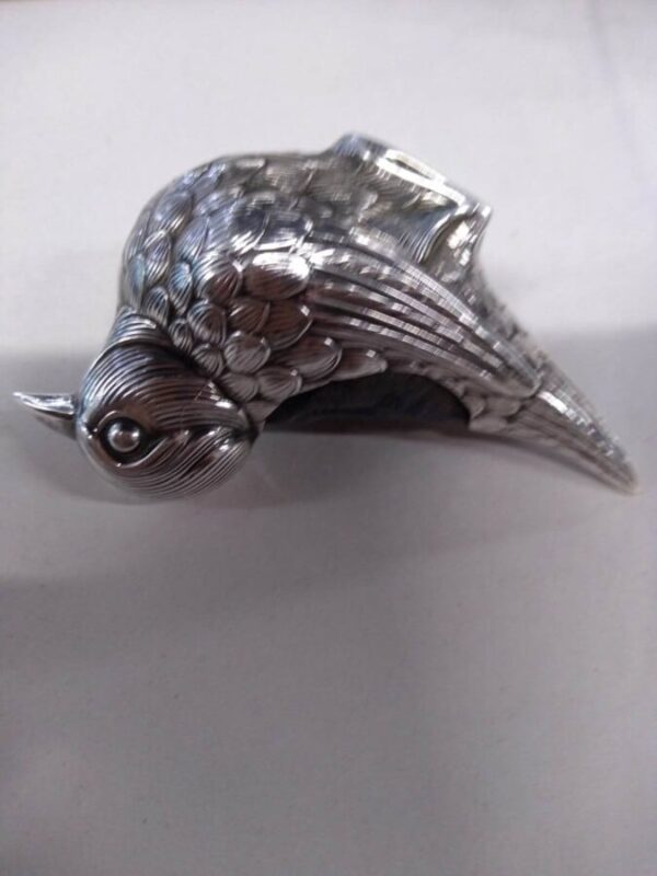 Silver Bird Pin Cushion Animal sculpture Miscellaneous 8