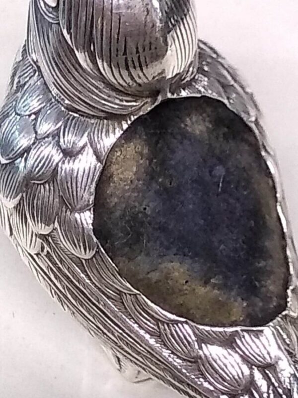 Silver Bird Pin Cushion Animal sculpture Miscellaneous 3