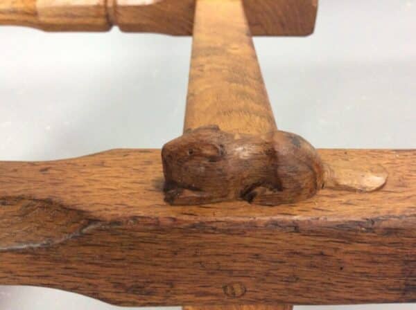 Colin 'Beaverman' Almack Oak Stool - Image 2