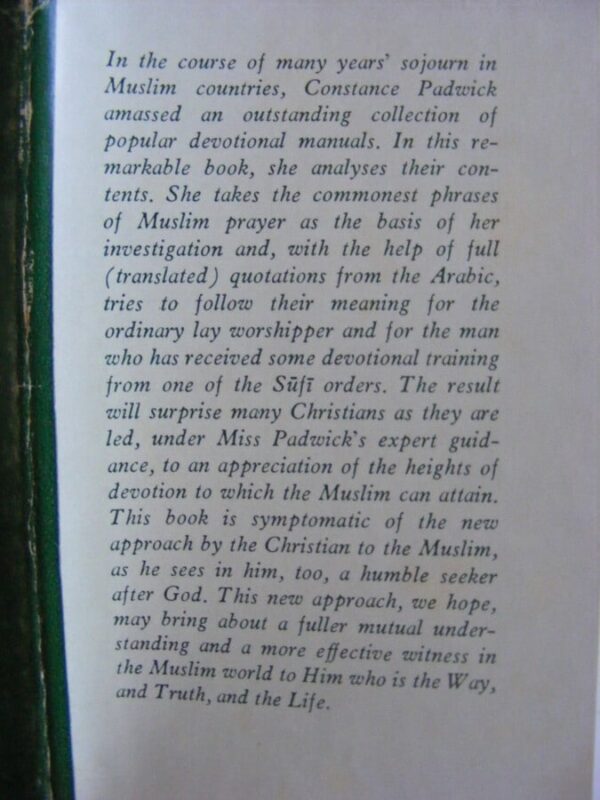 Library of Orientalist Books available: EARLY Muslim Islamic Dua Prayer books in English 1st Edition 1961 - Image 2