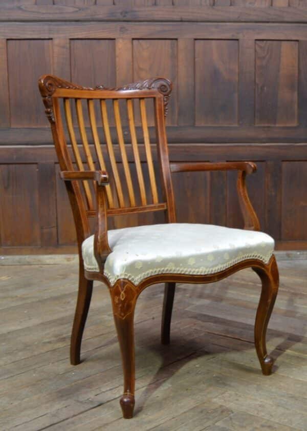 Edwardian Mahogany Arm Chair SAI2821 Antique Chairs 5