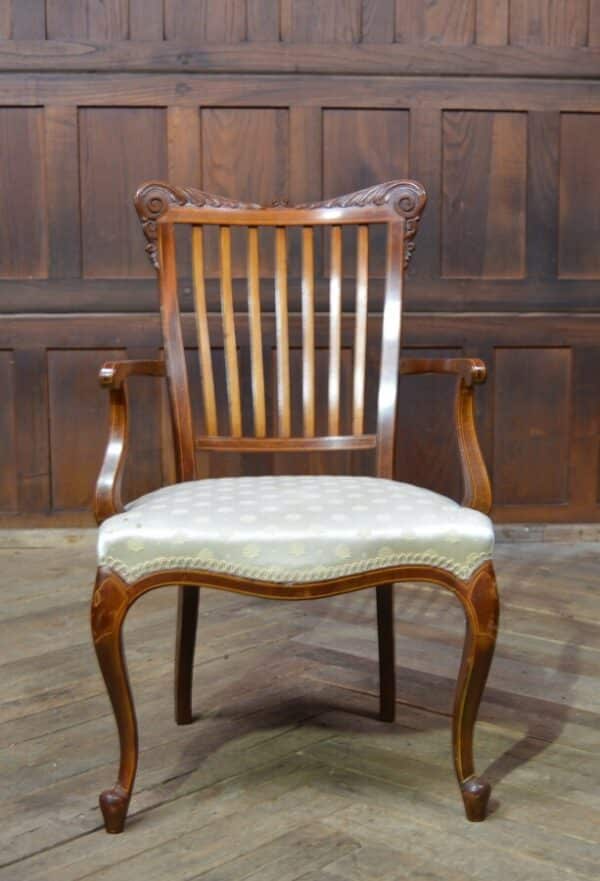 Edwardian Mahogany Arm Chair SAI2821 Antique Chairs 3