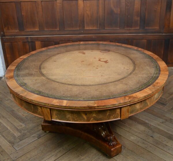 William IV Mahogany Drum Table SAI2819 Antique Tables 18