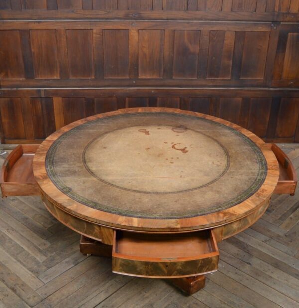 William IV Mahogany Drum Table SAI2819 Antique Tables 13