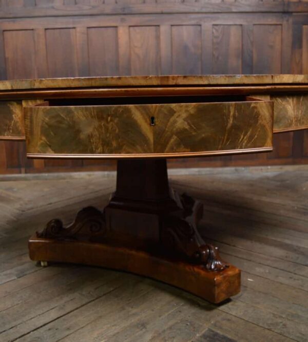 William IV Mahogany Drum Table SAI2819 Antique Tables 14
