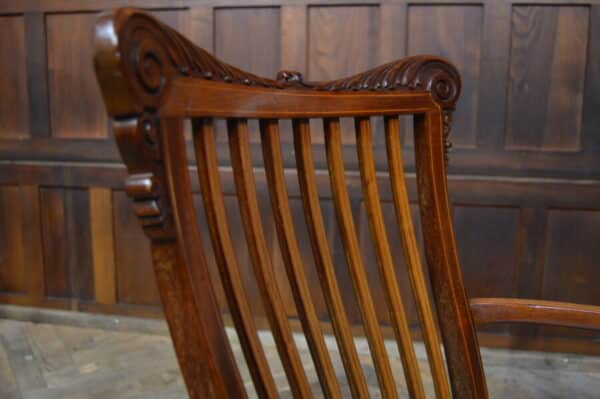 Edwardian Mahogany Arm Chair SAI2821 - Image 7
