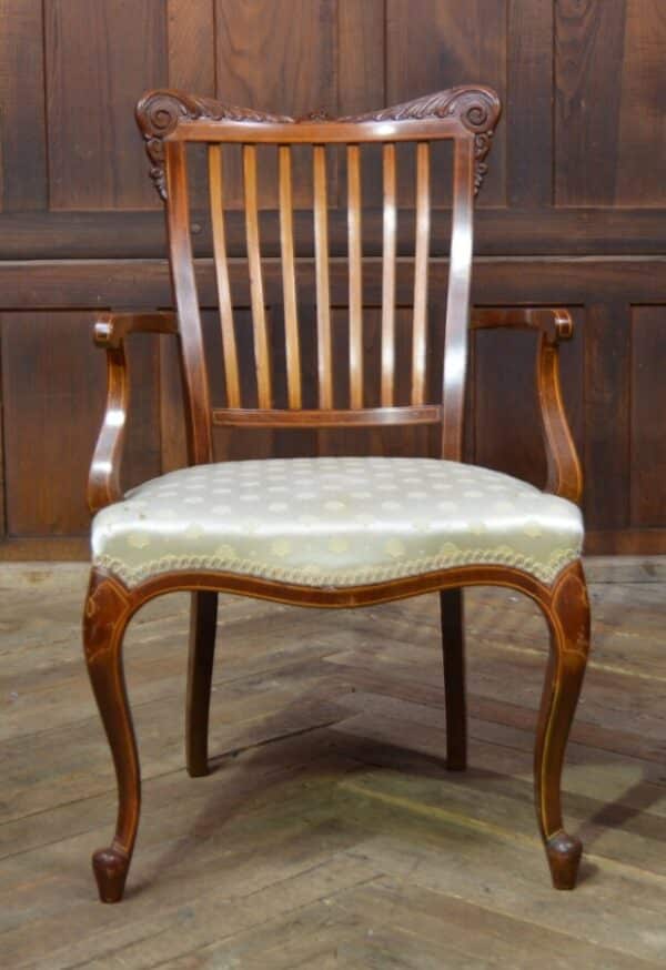 Edwardian Mahogany Arm Chair SAI2821 Antique Chairs 6