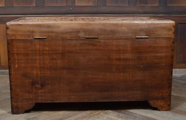 Oriental Camphor Wood Blanket / Storage Box SAI2848 Antique Chests 30