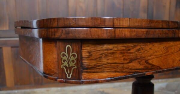 Regency Rosewood Card Table SAI2835 - Image 3