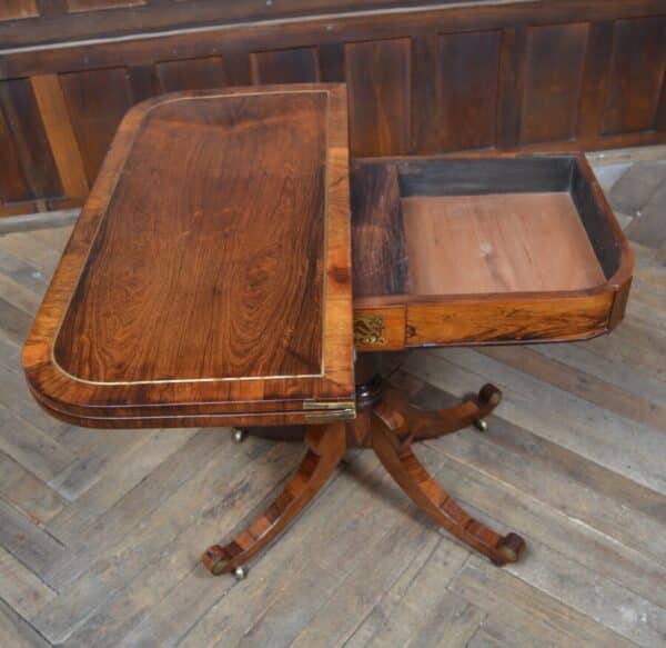 Regency Rosewood Card Table SAI2835 - Image 7