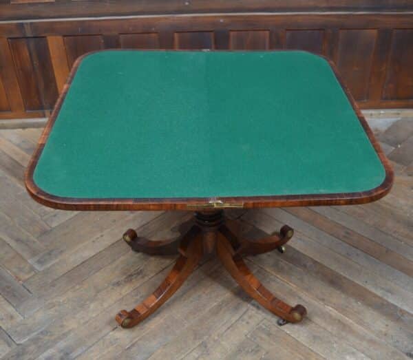 Regency Rosewood Card Table SAI2835 Antique Furniture 10