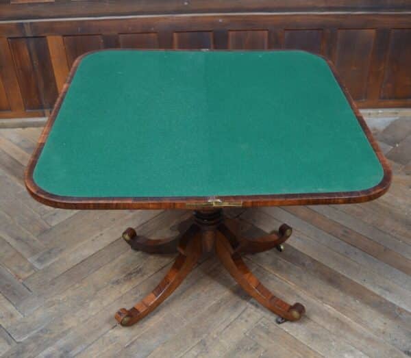 Regency Rosewood Card Table SAI2835 - Image 8