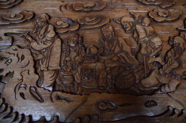 Oriental Camphor Wood Blanket / Storage Box SAI2848 - Image 35
