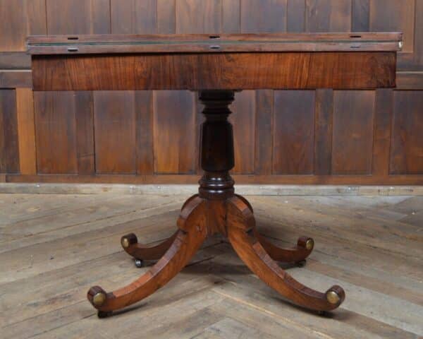 Regency Rosewood Card Table SAI2835 Antique Furniture 12