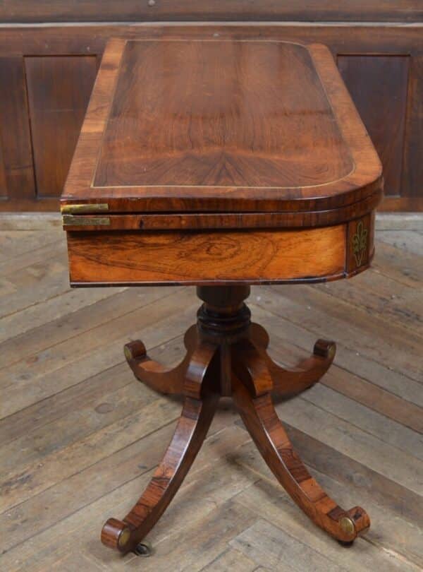Regency Rosewood Card Table SAI2835 Antique Furniture 16