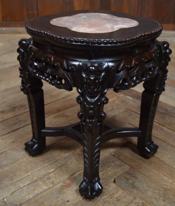 Chinese Marble Top Occasional Table/plant Stand SAI2843 Antique Furniture 7