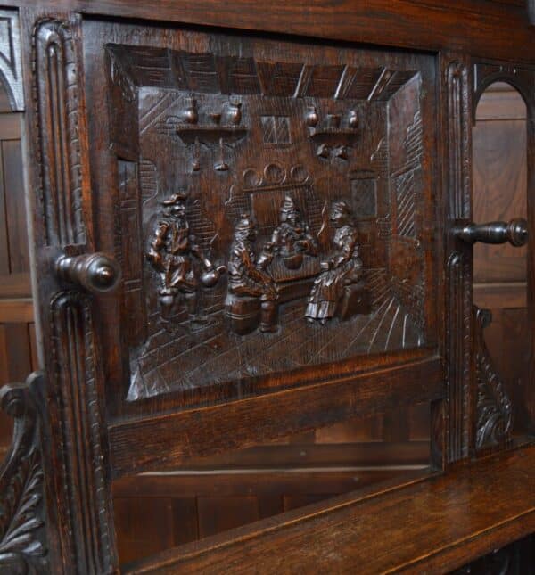 Victorian Oak Hall Stand SAI2831 - Image 4
