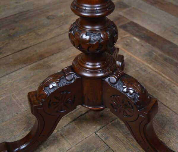Victorian Walnut Wine Table SAI2850 - Image 3