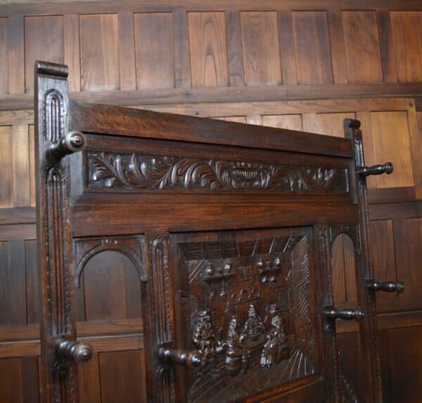 Victorian Oak Hall Stand SAI2831 - Image 5