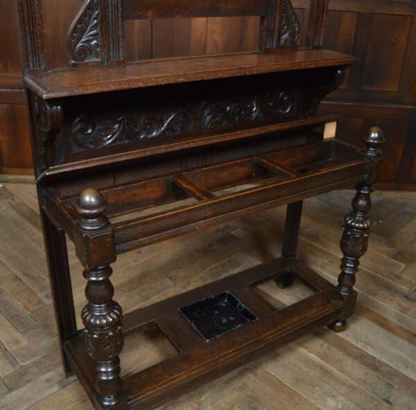 Victorian Oak Hall Stand SAI2831 - Image 13