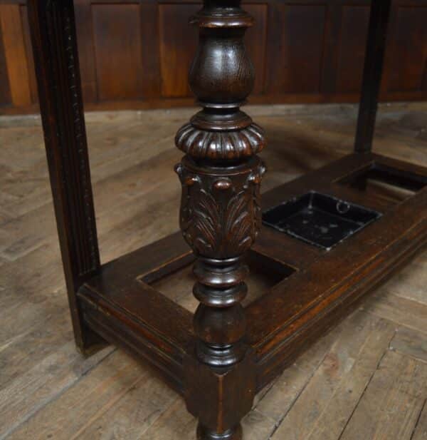 Victorian Oak Hall Stand SAI2831 Antique Furniture 14