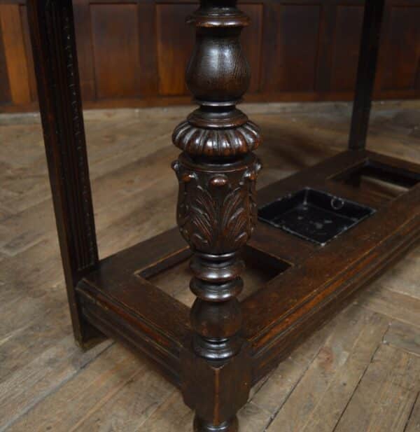 Victorian Oak Hall Stand SAI2831 - Image 12