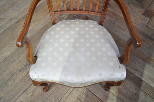 Edwardian Mahogany Arm Chair SAI2821 - Image 6