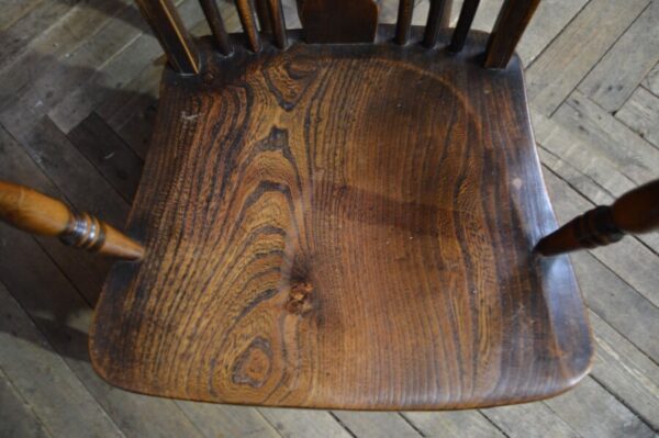 Pair Of Oak Wheel Back Chairs SAI2823 - Image 14