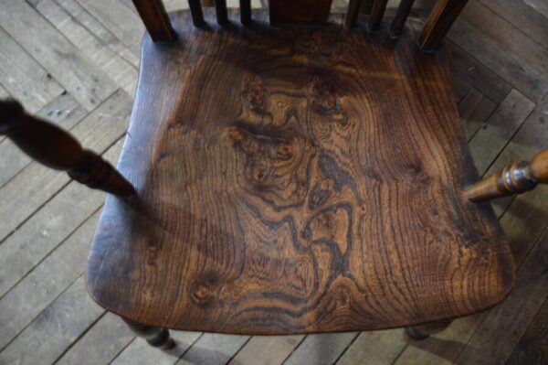 Pair Of Oak Wheel Back Chairs SAI2823 - Image 13