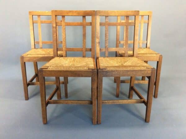 Brynmawr Cotswold School Set of Four Dining Chairs Brynmawr Furniture Antique Chairs 4