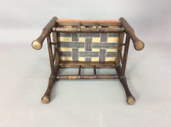 Arts & Crafts Thebes Stool by Liberty of London c1900 Liberty Antique Furniture 7