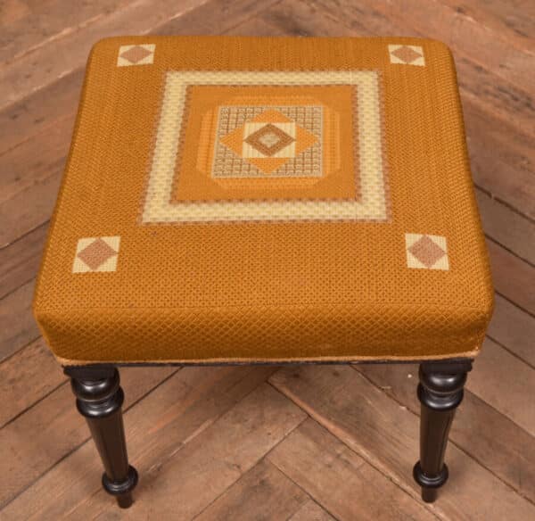 Victorian Ebony Stool SAI2689 - Image 2